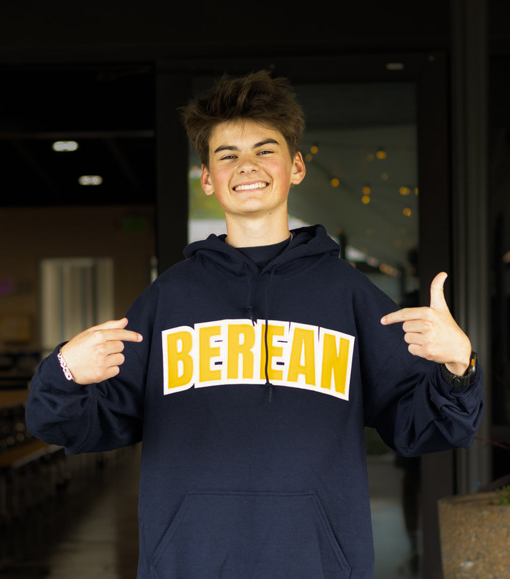 Berean Signature Navy Hoodie